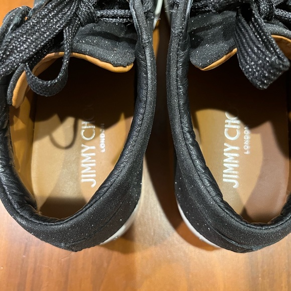 Jimmy Choo Miami Sneaker black sparkle sneaker - Picture 4 of 6